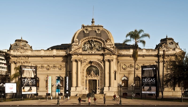 Museu Nacional Belas Artes em Santiago do Chile