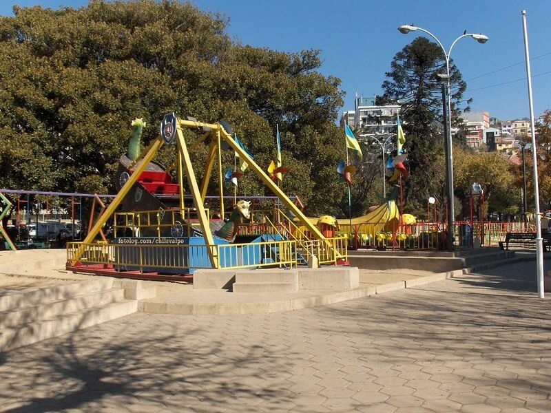 Plaza Simón Bolivar em Valparaíso