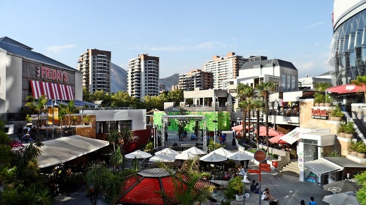 Shoppings em Santiago do Chile