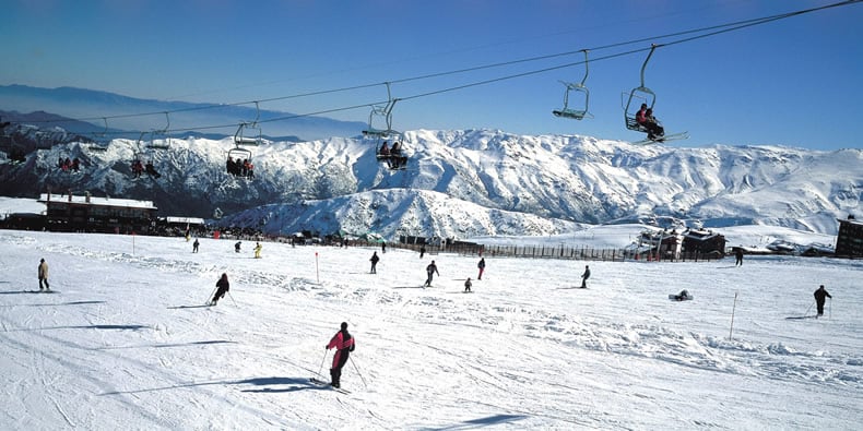 Estação de esqui nas proximidades de Santiago