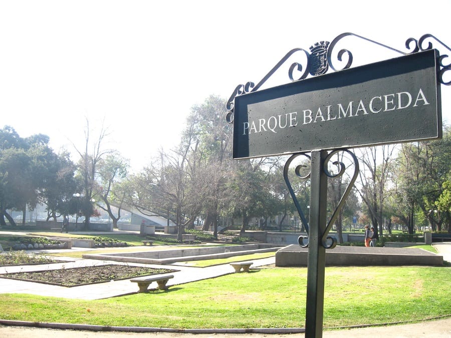 Parque Balcameda em Santiago do Chile