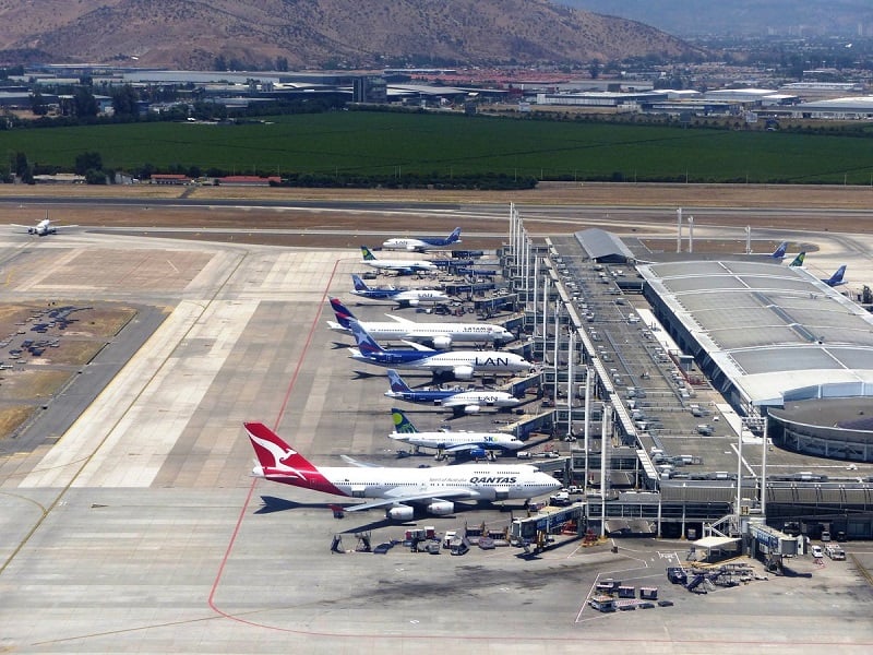 Quanto custa uma passagem aérea até Santiago do Chile: Aeroporto em Santiago