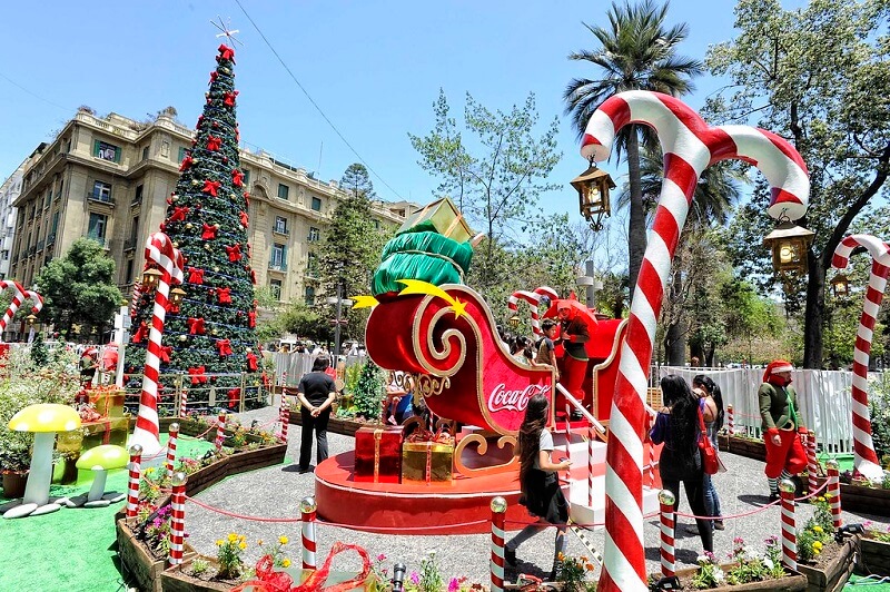 Natal em Santiago do Chile