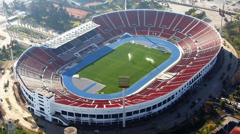 Estádio Nacional em Santiago do Chile