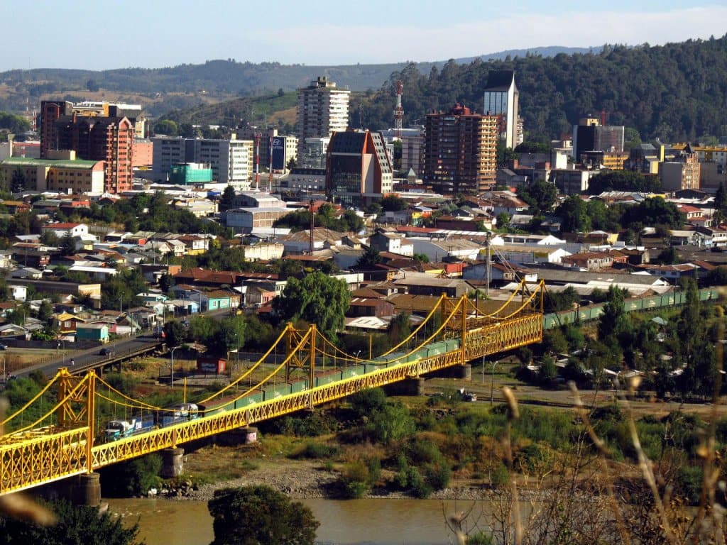 Foto da cidade de Temuco, no Chile
