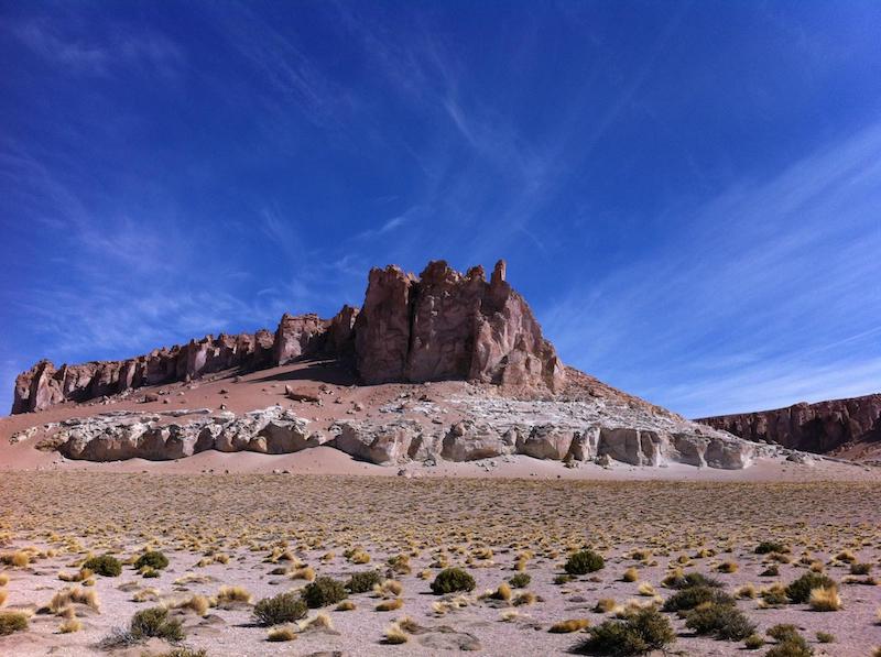 Salar de Tara em San Pedro de Atacama no Chile: trilha
