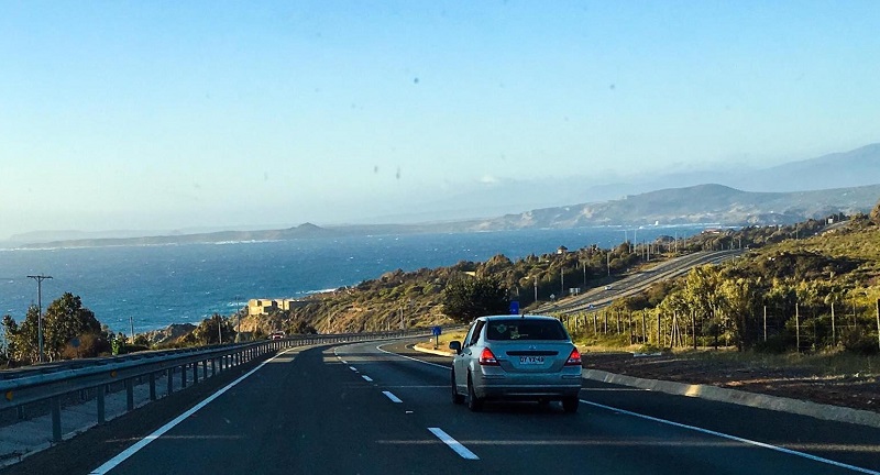 Estrada da costa chilena
