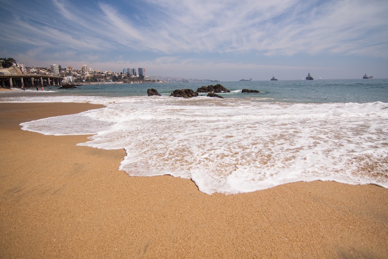 Playa Caleta Abarca em Viña del Mar