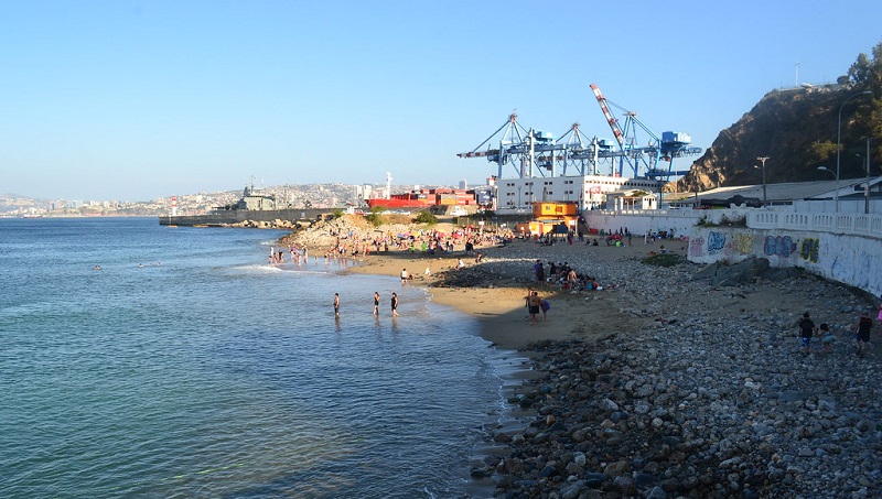 Praia San Mateo - Valparaíso