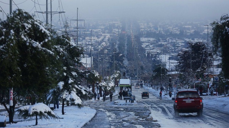 Inverno em Santiago do Chile