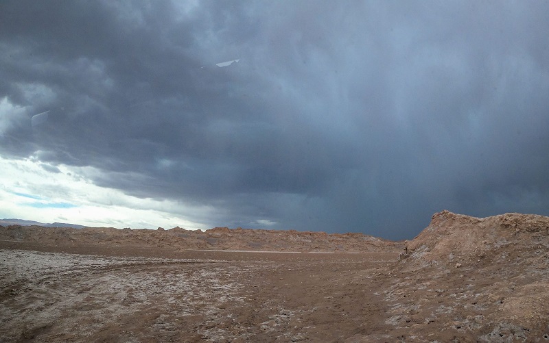 Tempo fechado no Deserto do Atacama