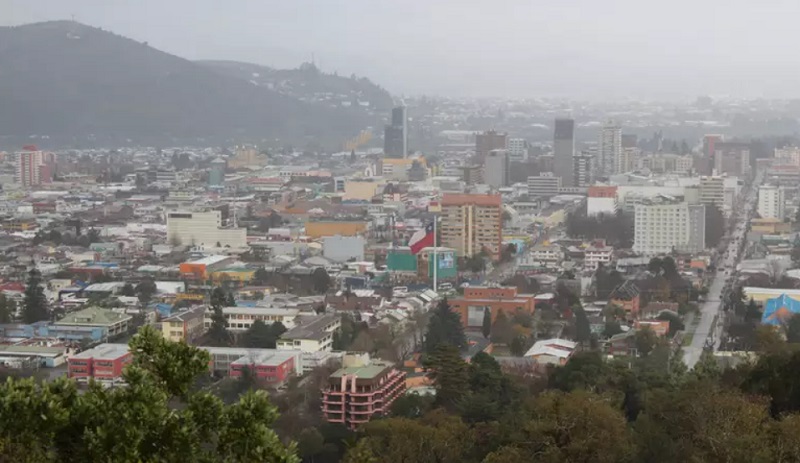 Dia chuvoso em Temuco