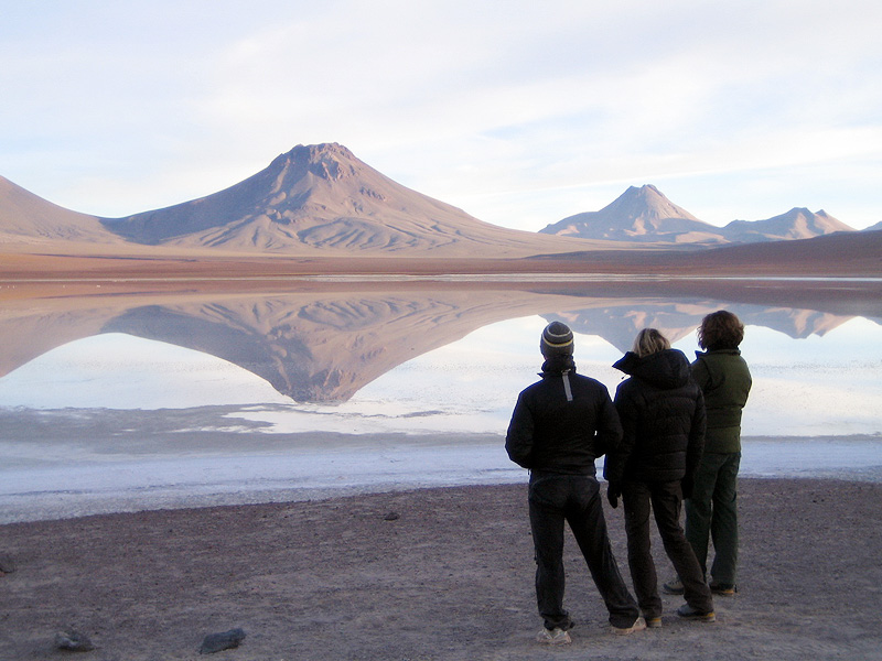 Turistas no Atacama
