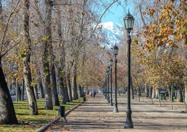 Como é o outono em Santiago do Chile?