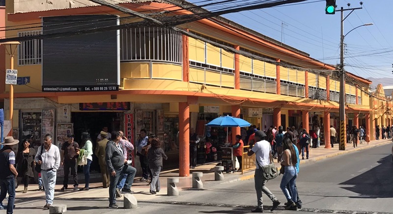 Fachada do Mercado Central em Calama