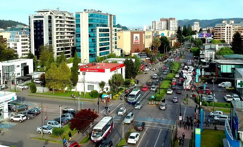 Avenida Alemania em Temuco